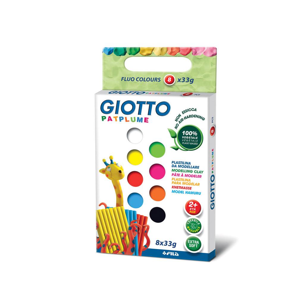 Plasticina Giotto Patplume 25gx8 200g