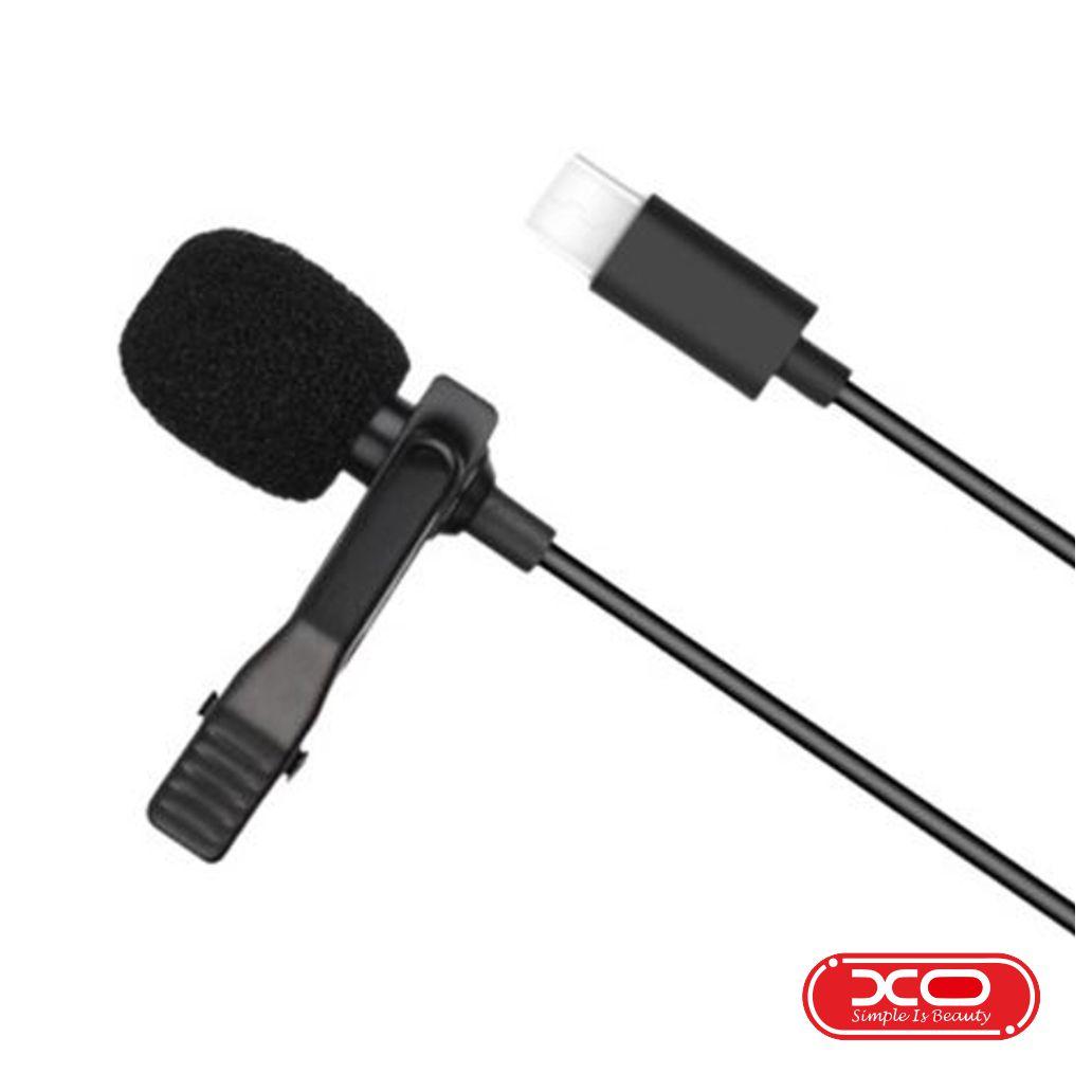 Microfone Lapela P/ Smartphone USB-C XO