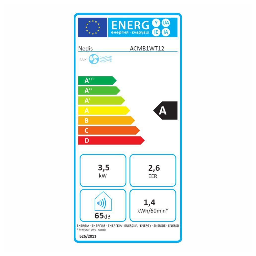 Ar Condicionado Portátil 12 000 BTU Clase energética