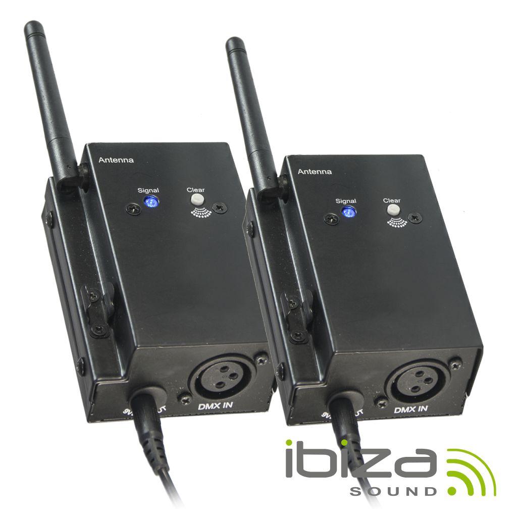 Pack 2 Receptores DMX Wireless 2.4Ghz IBIZA