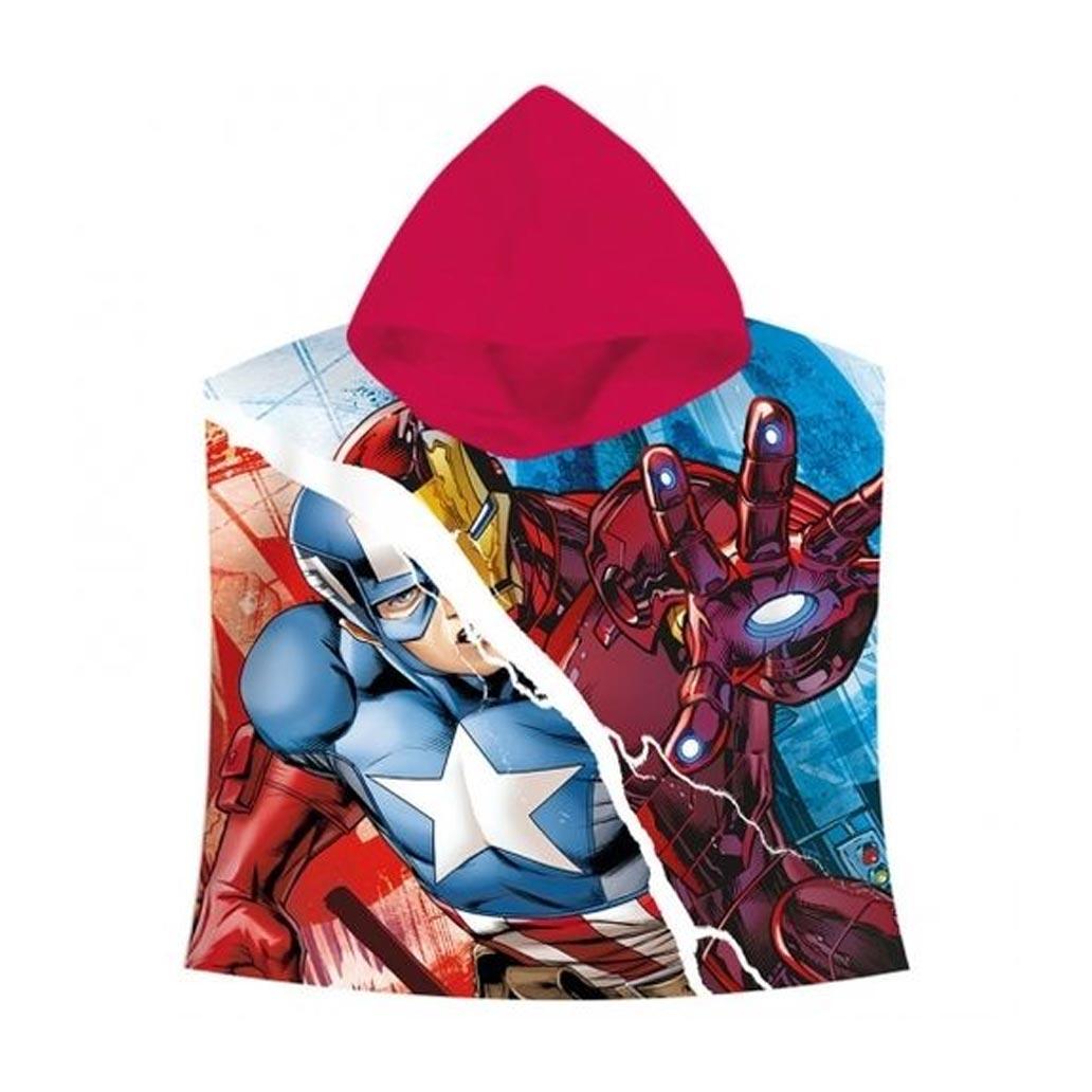 Poncho de Praia Marvel Avengers 60x120cm Algodão