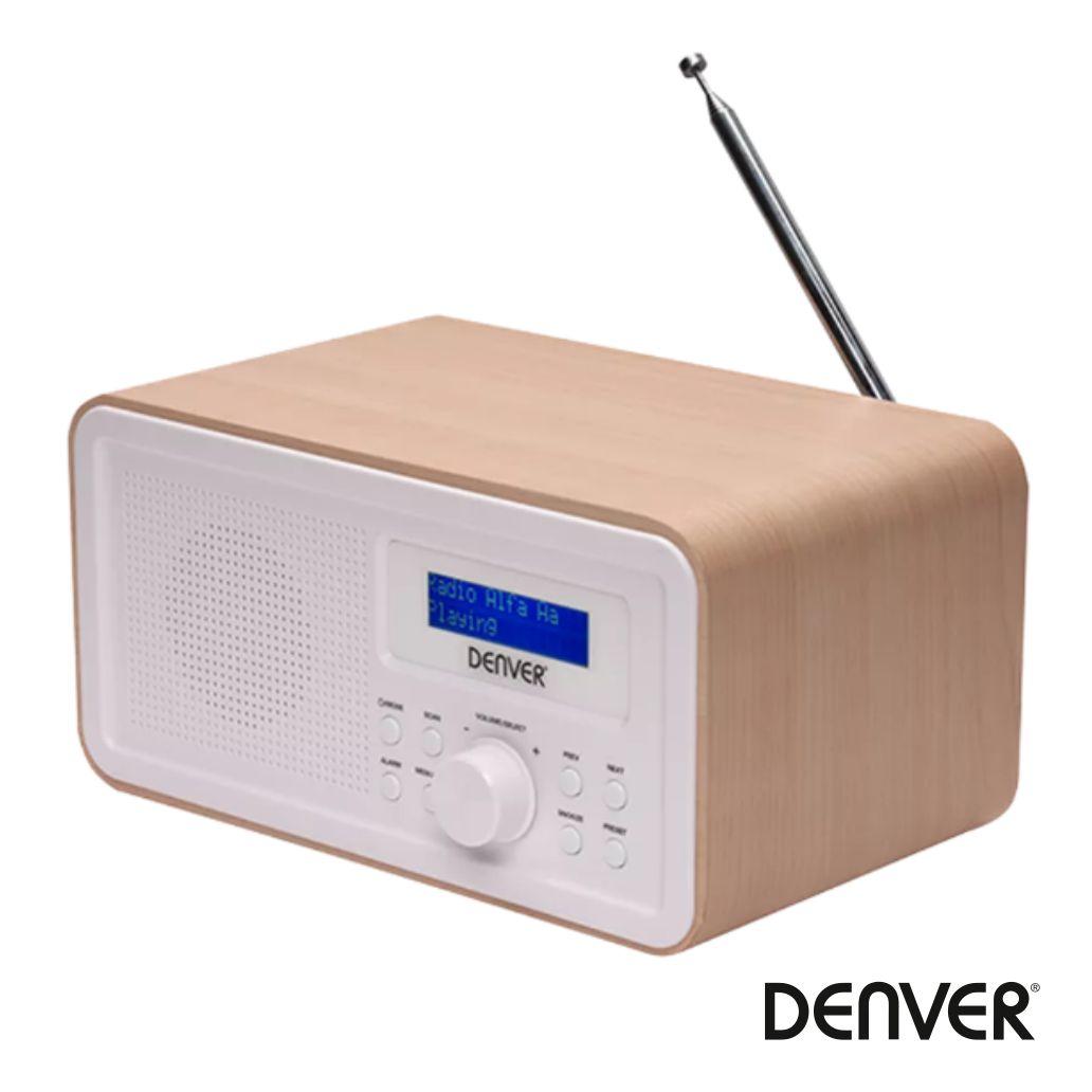 Rádio Portátil C/ Despertador 1W FM/AUX DENVER