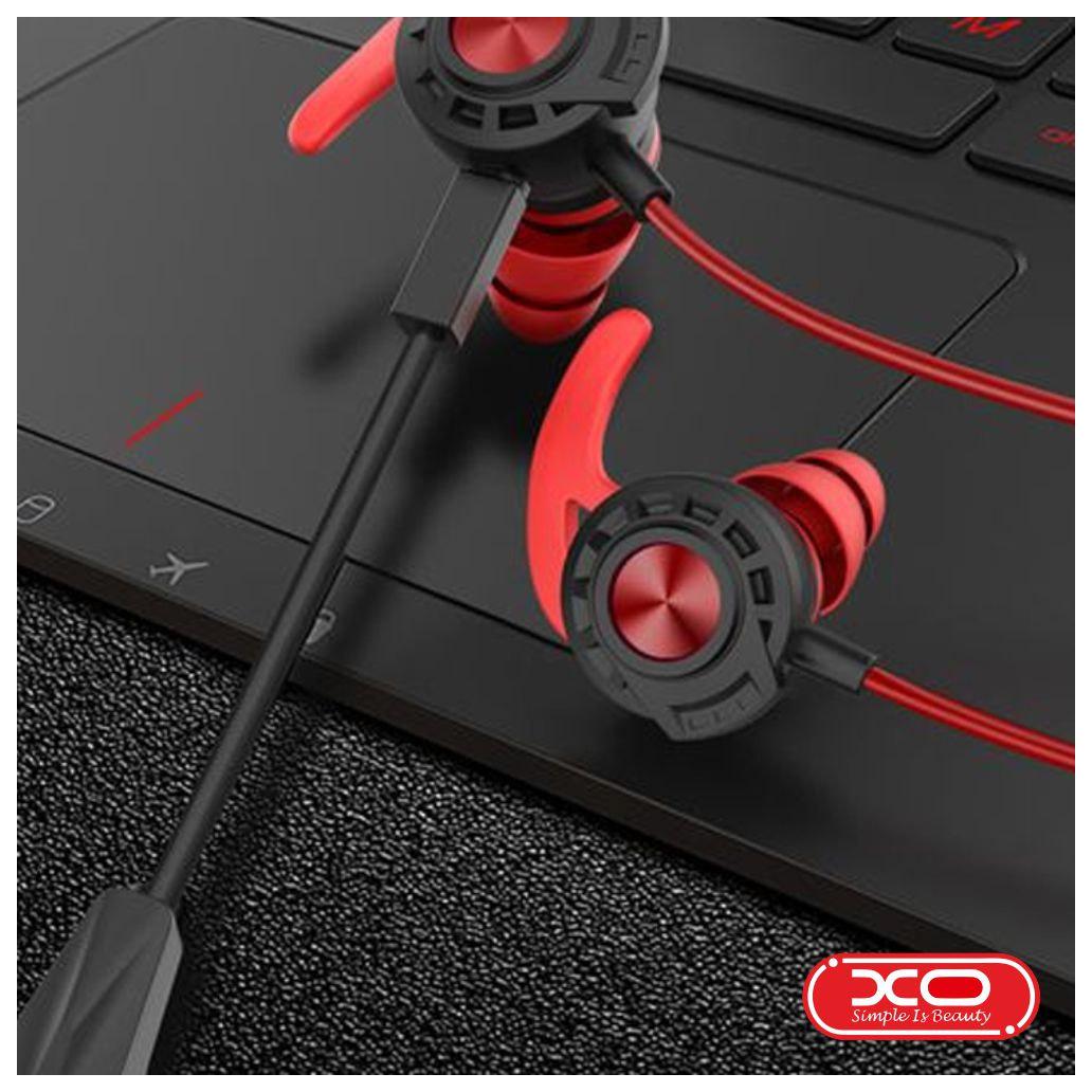 Auriculares Gaming Hifi C/ Fios Preto/Vermelho XO