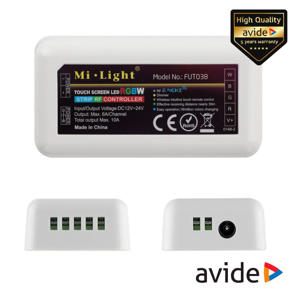Controlador P/ Fita LEDS RGBW 12V 10A AVIDE