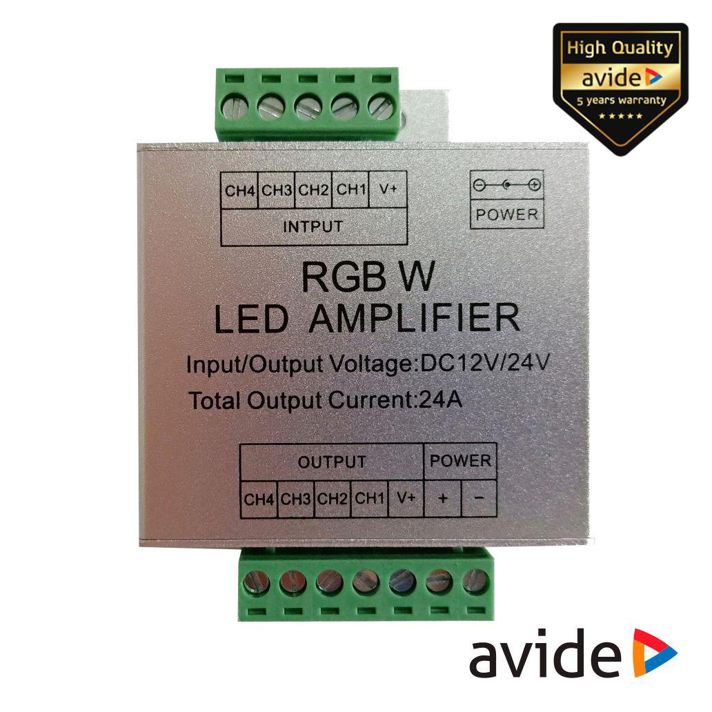 Amplificador P/ Fita LEDS RGBW 12V AVIDE