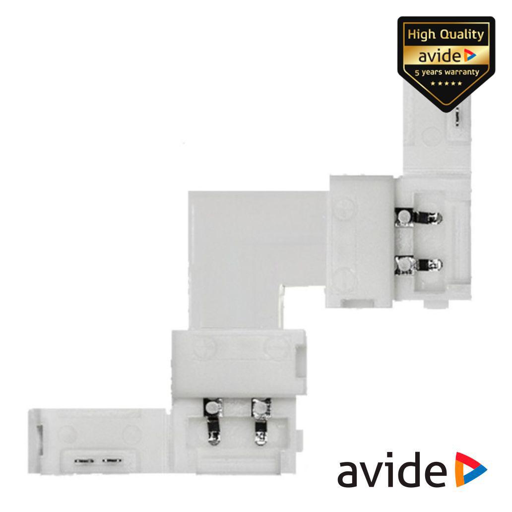 União P/ Fita LEDS Monocor IP20 90º AVIDE