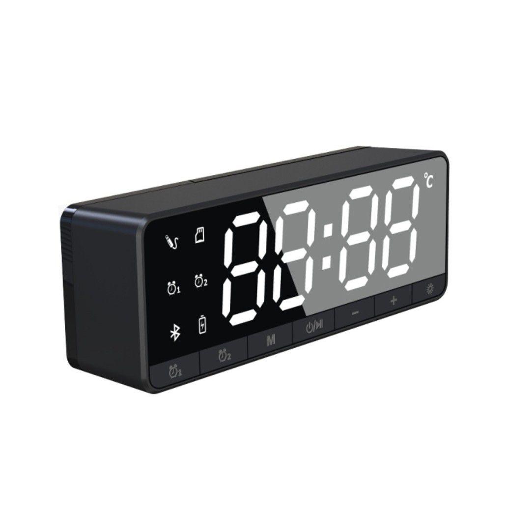 Relógio Despertador Bluetooth/MicroSD