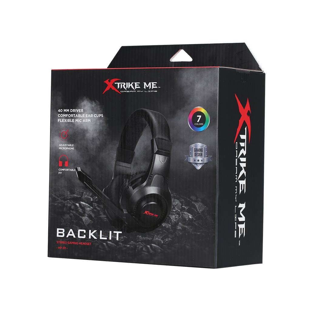 Headset Gaming Xtrike Me HP-311 2x 3.5mm Jack Preto