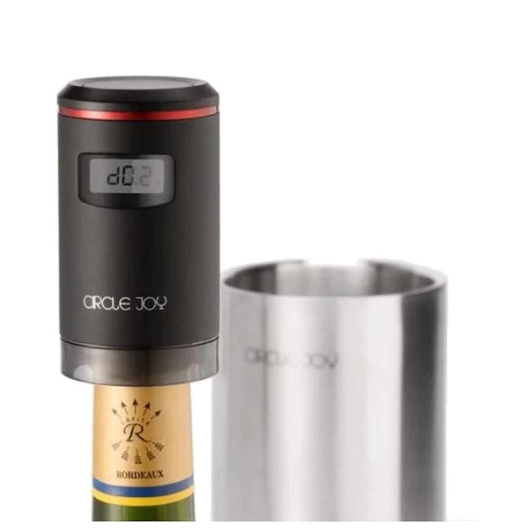 Rolha Elétrica Para Garrafa De Vinho Xiaomi Circle Joy Preta