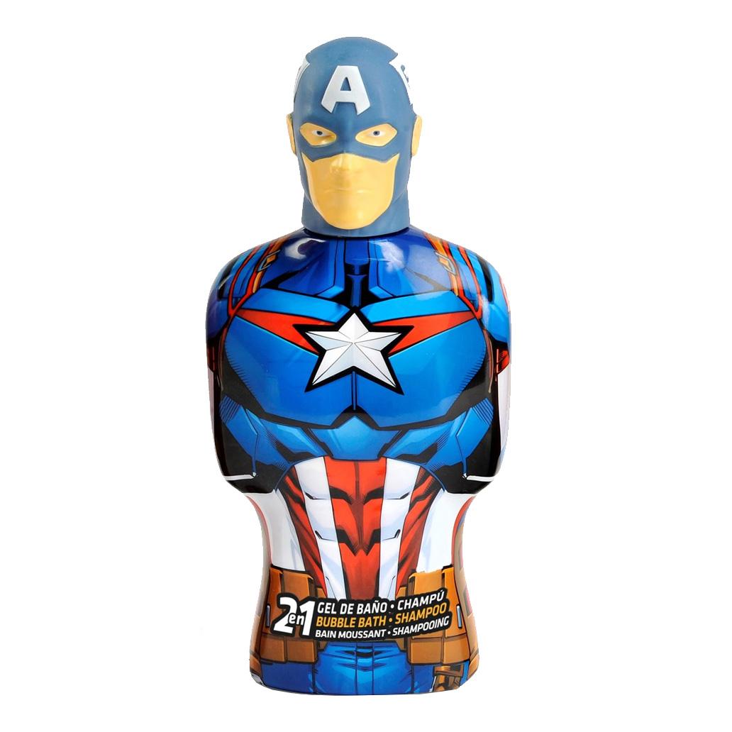 Avengers Capitão América Gel E Shampô 2 em 1 350ml