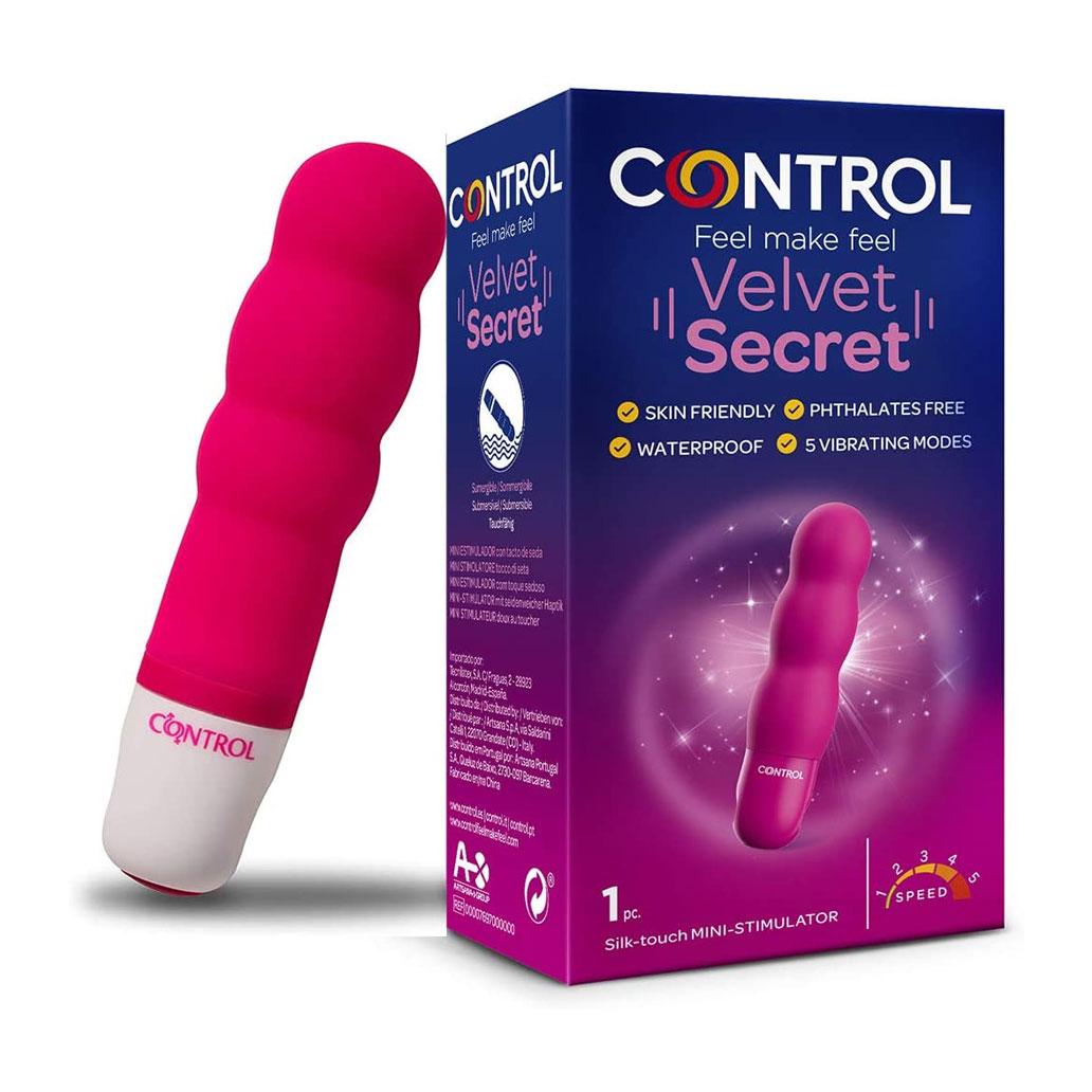 Mini Estimulador Control Secret Velvet C/ Vibração
