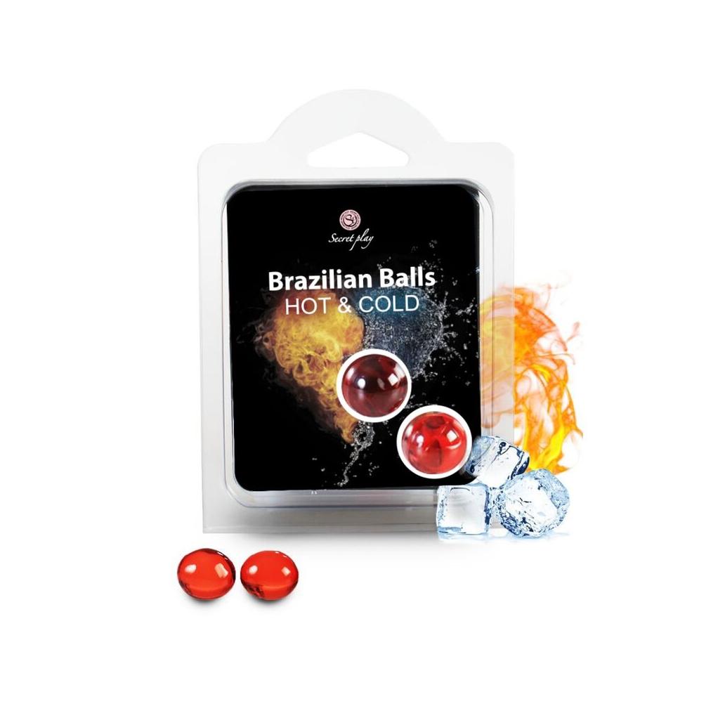 Lubrificante Bolas Brasileiras Efeito Quente E Frio 2 Bolas