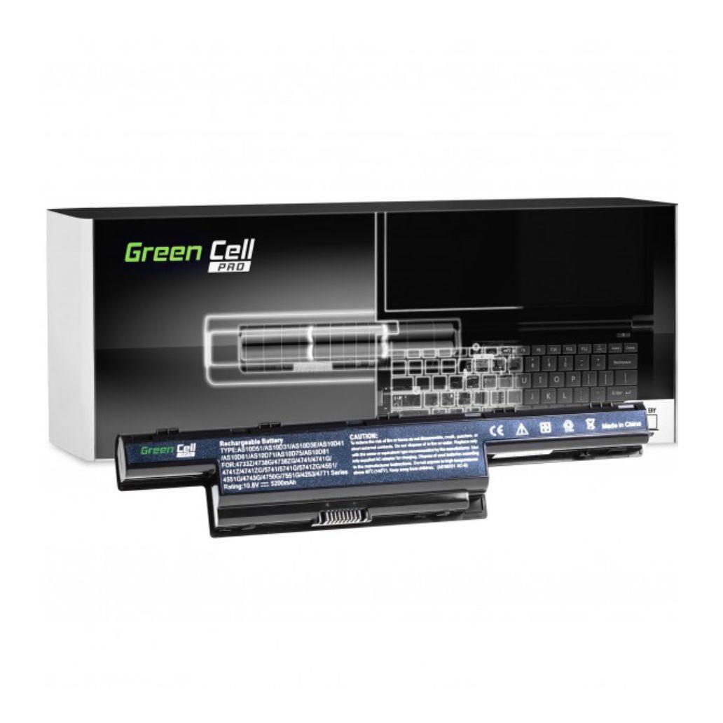 Bateria P/ Portátil Acer 5200mAh 10.8V GREEN CELL