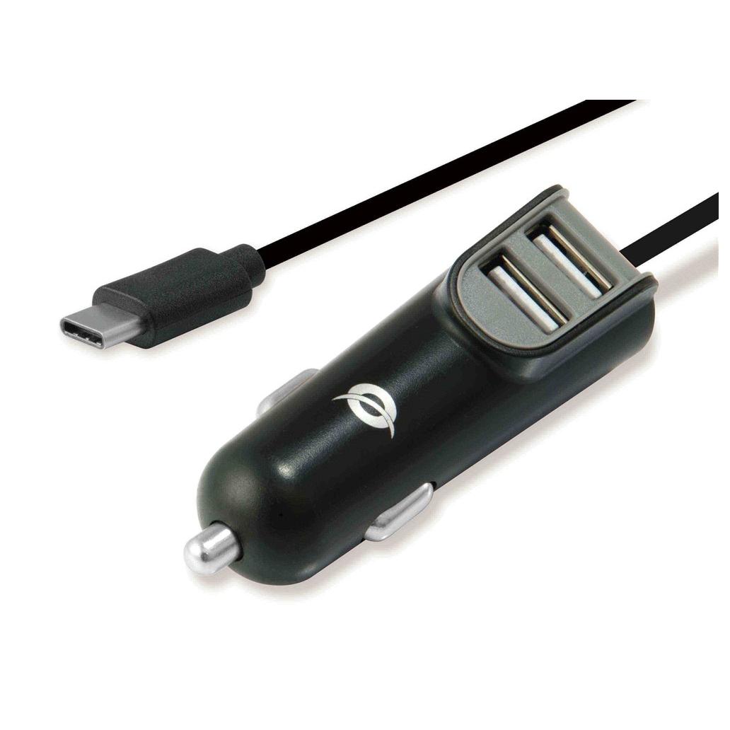 Carregador Auto CONCEPTRONIC CARDEN 2-Port 15.5W USB c/cabo
