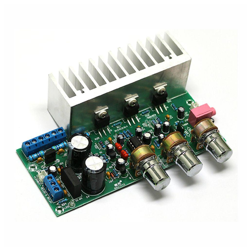 Kit Módulo Amplificador 2.1 Super BASS 2x18W+32W 9-15VDC