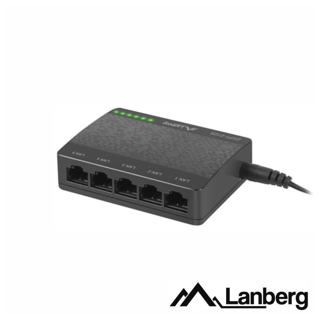 Switch de Rede Ethernet 5 Portas RJ45 LANBERG