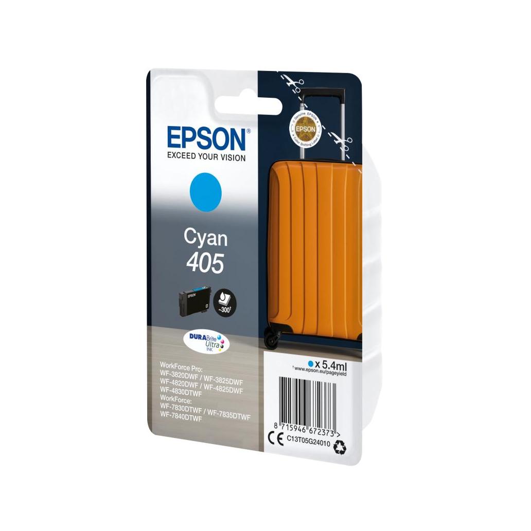 Tinteiro Epson 405 Azul - WF-3820/3825/4820/4825/4830/7830/