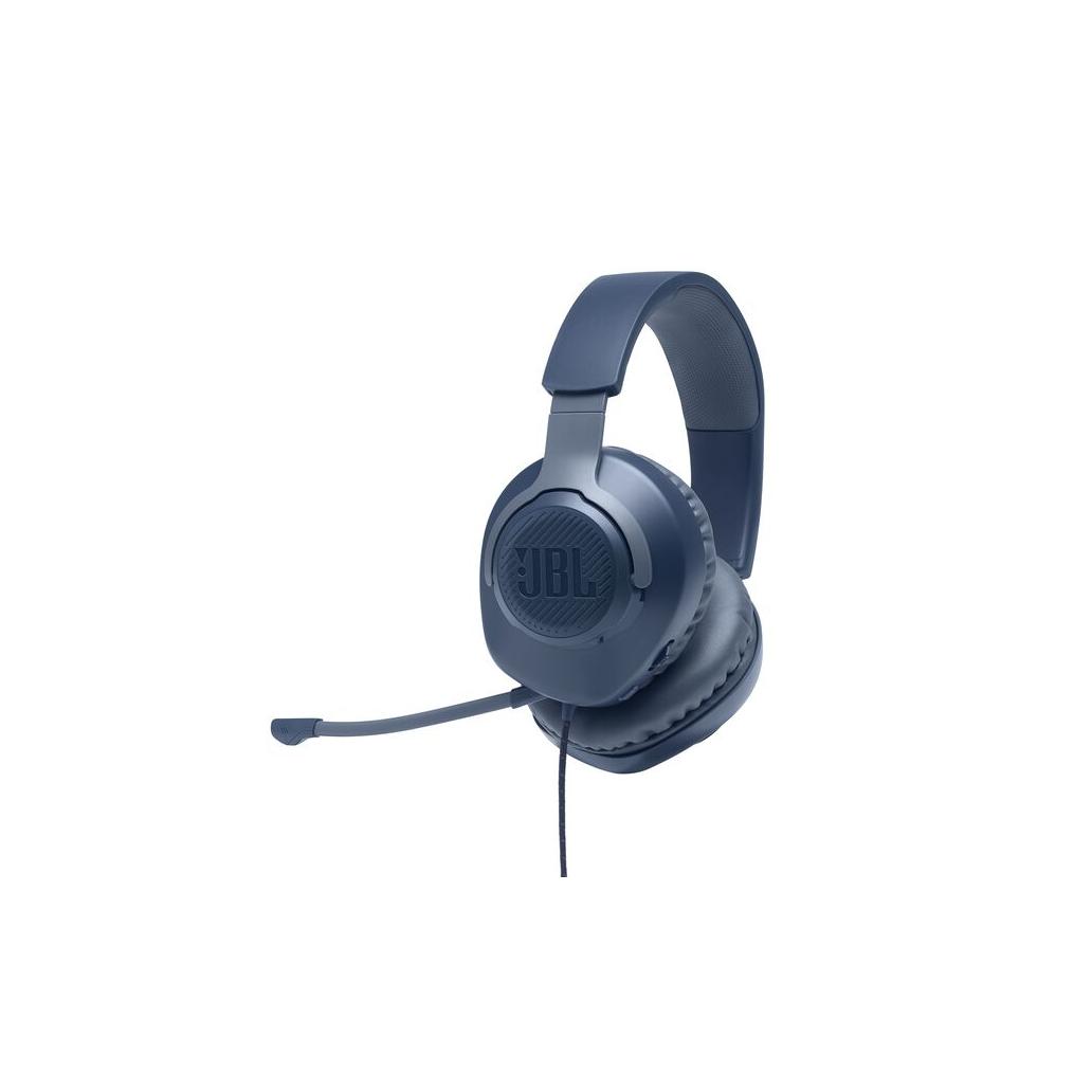 Headset Gaming c/ fio JBL Quantum 100 Over Ear Azul