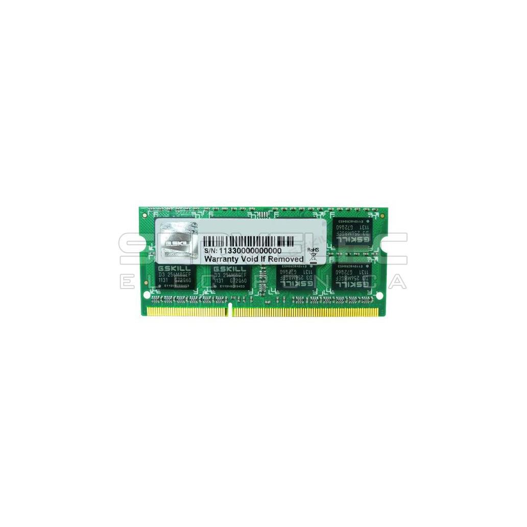 Memória RAM SO-DIMM G.Skill MAC MEMORY 4GB DDR3 1333MHz CL9