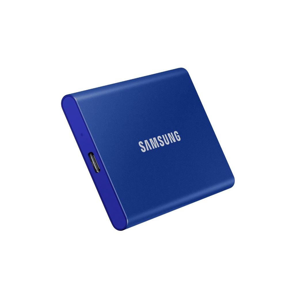 Disco Externo Ssd Samsung T7 500 Gb Azul