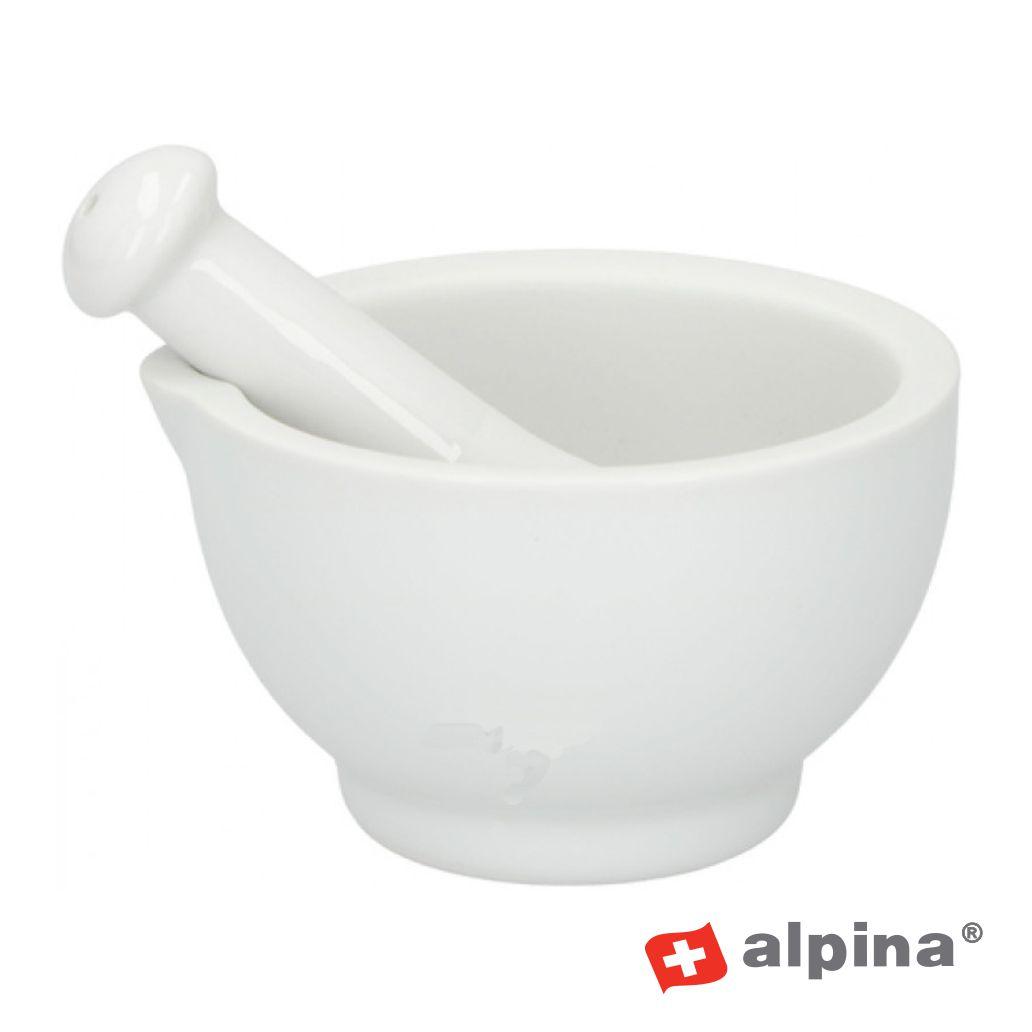 Almofariz C/ Maço de Porcelana 10x10x6.5cm ALPINA