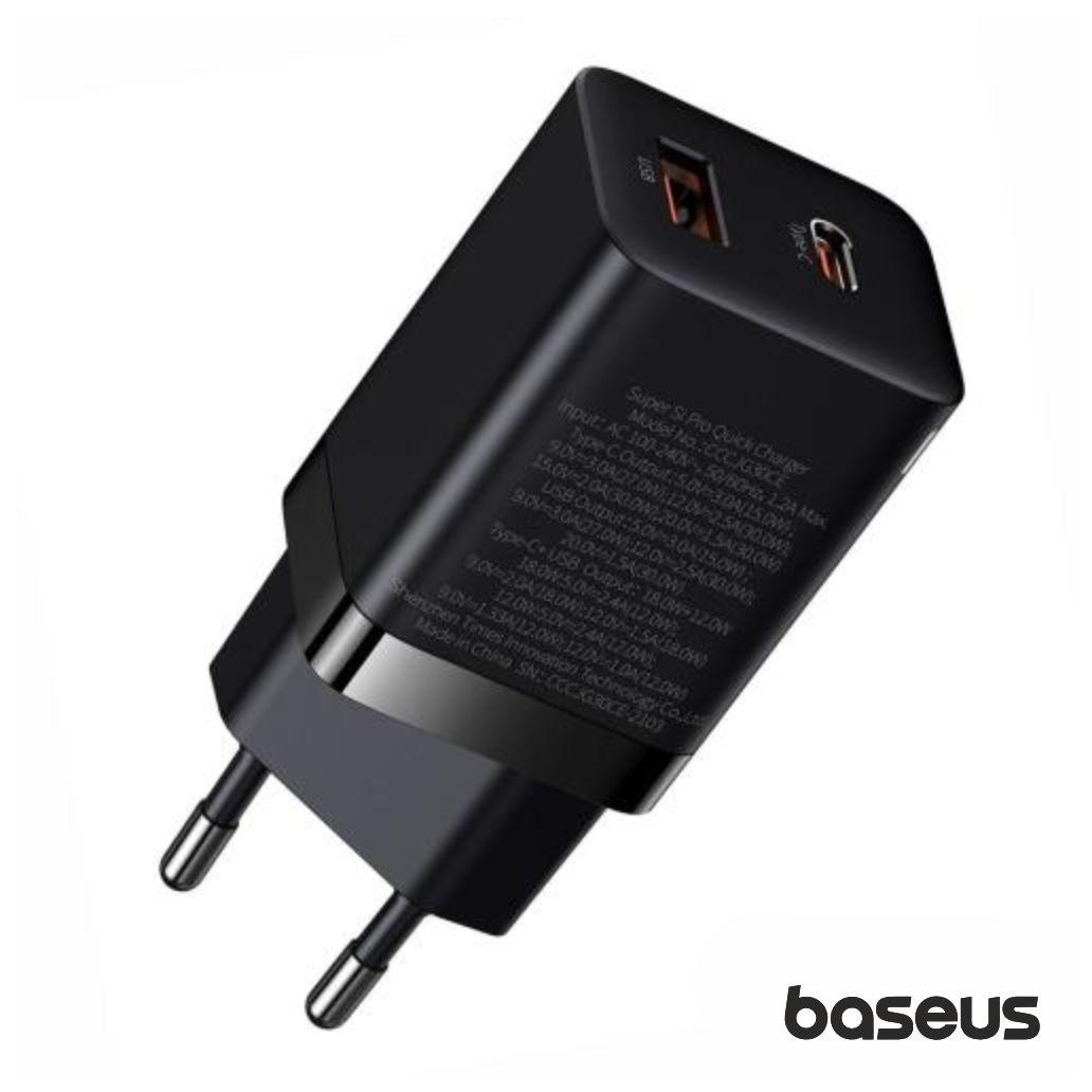 Alimentador Comutado USB-C/USB-A PD QC 3.0 30W BASEUS
