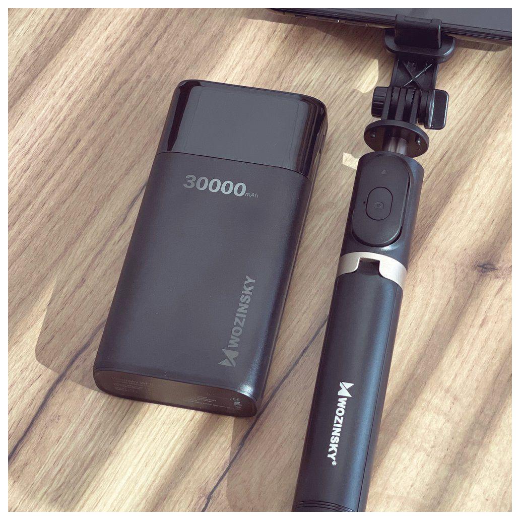 Powerbank 30000mAh C/ Ficha USB-C/MicroUSB/Lightning