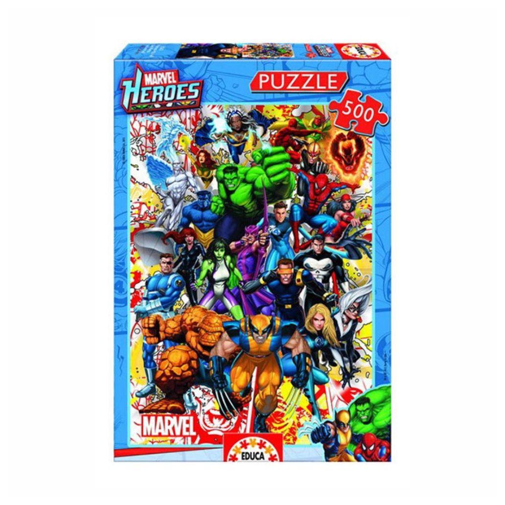 Puzzle 500pcs Educa Marvel Heroes