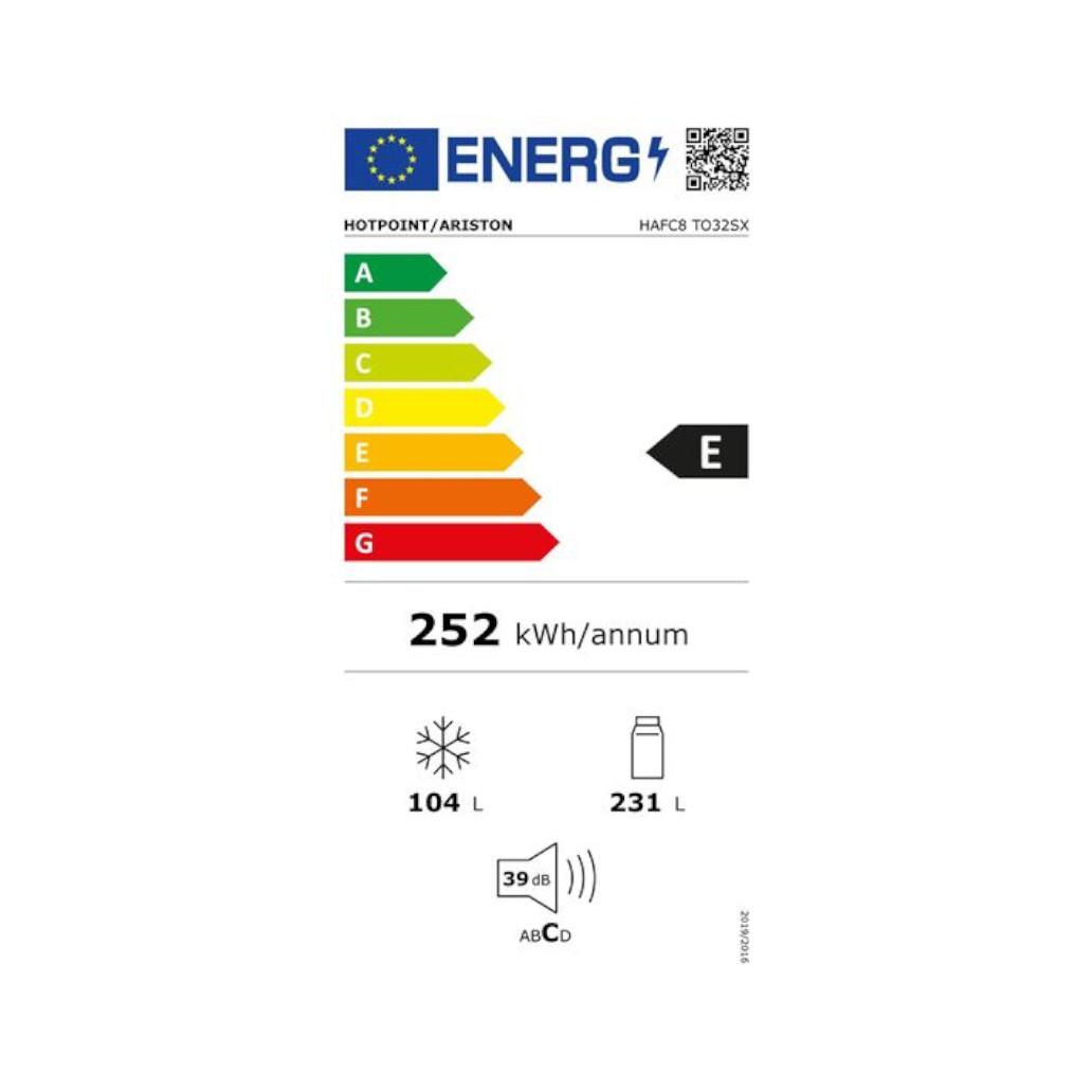 Combinado hotpoint - hafc8 to32sx