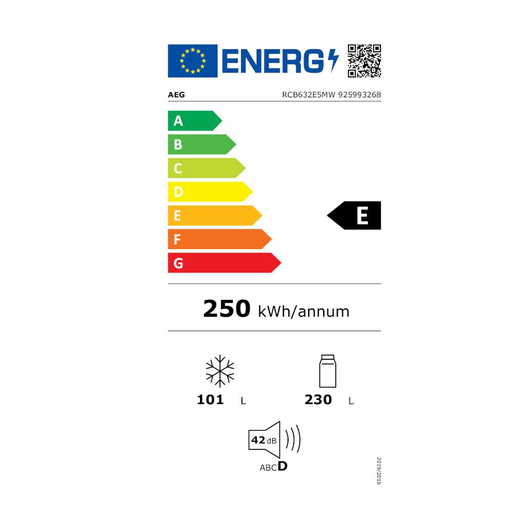 Combinado aeg - rcb 632e5 mw