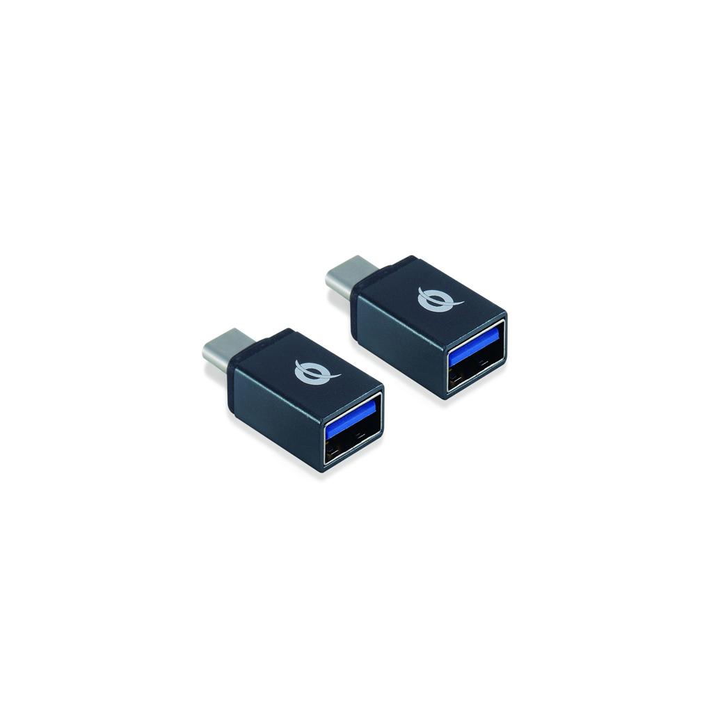 USB Conceptronic Donn03G Usb-C To Usb-A Otg Adapter 2-Pack