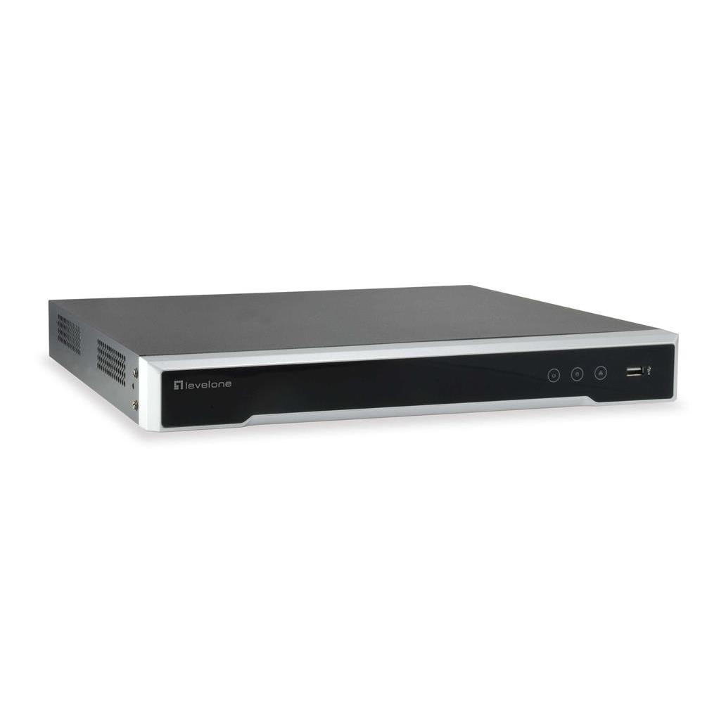 Gravador Level One 8-Channel Network Video, Poe 8 Poe Output