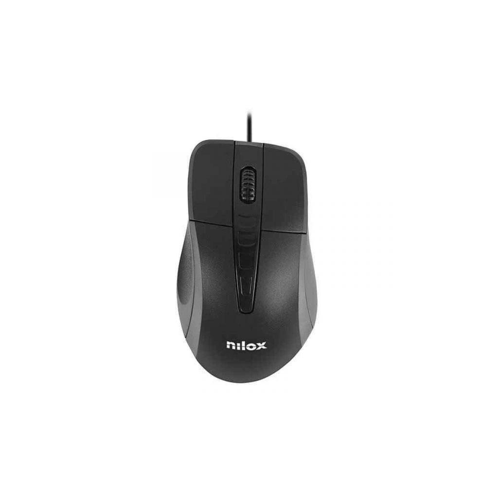 Rato Nilox Mousb1001 Usb 1000 Dpi Preto