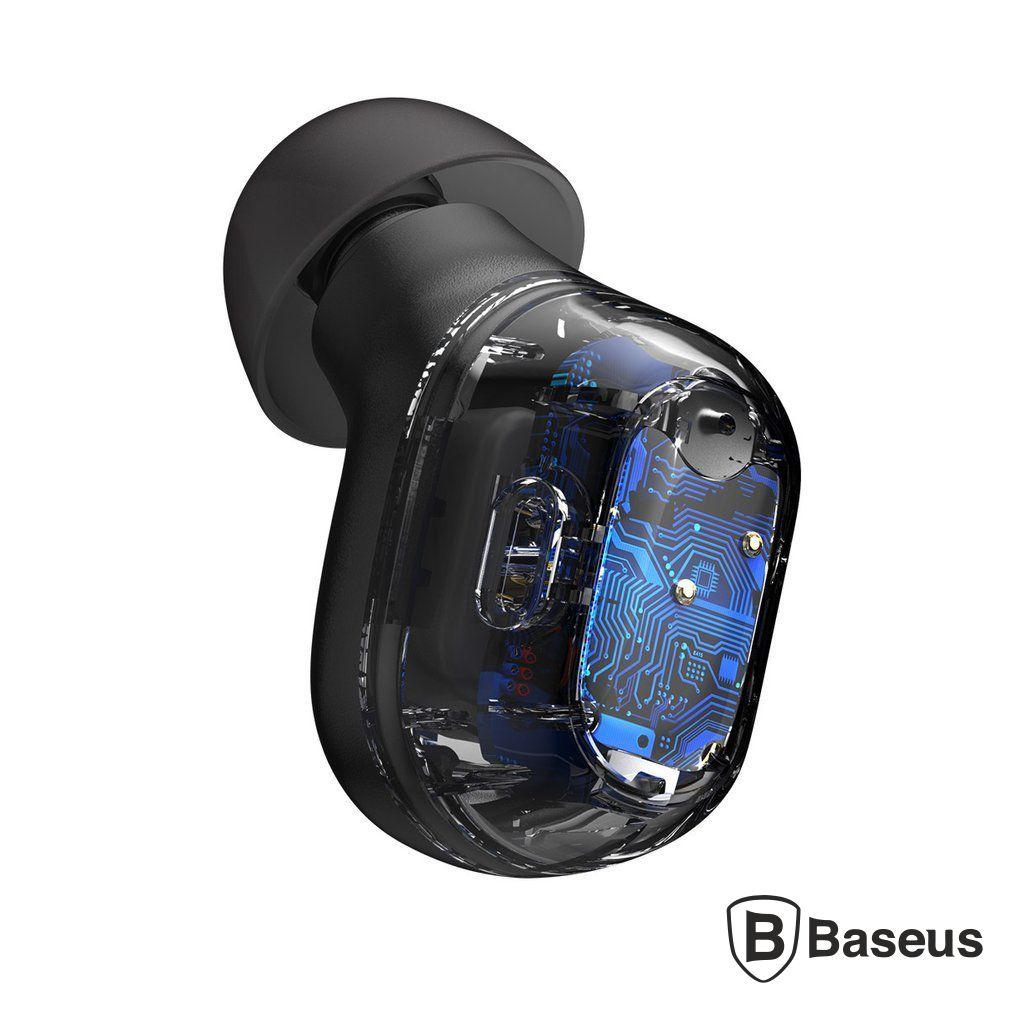 Auriculares Bluetooth V5.0 TWS Pretos BASEUS