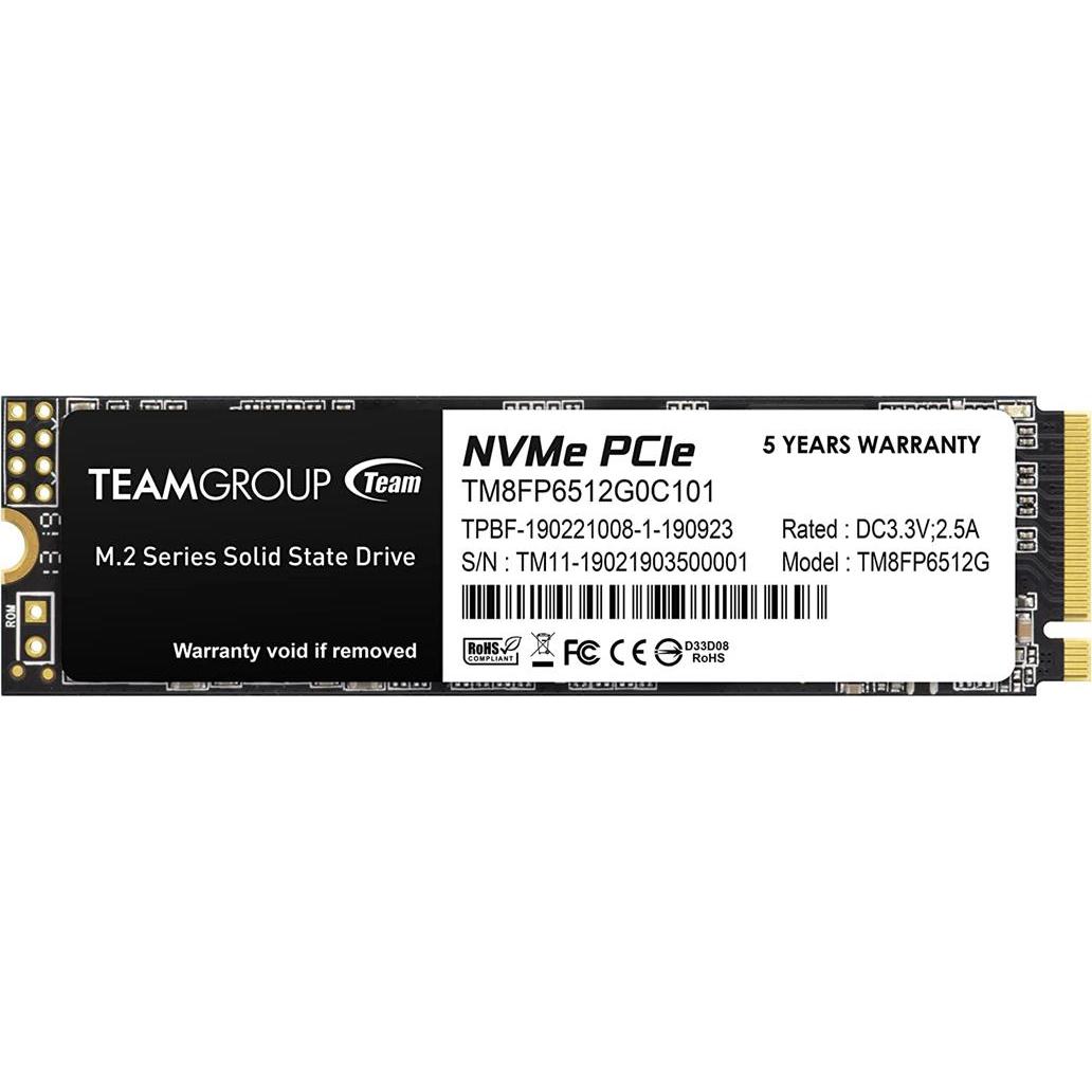 SSD M.2 PCIe NVMe Team Group 512GB MP33-1700R/1400W-220/200K