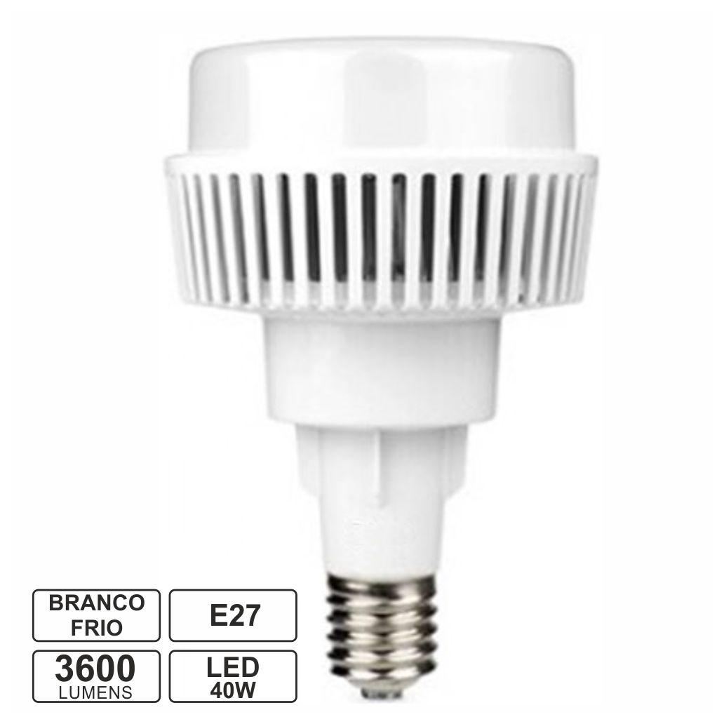 Lâmpada Led Industrial E27 40w 230v 5000k 3600lm