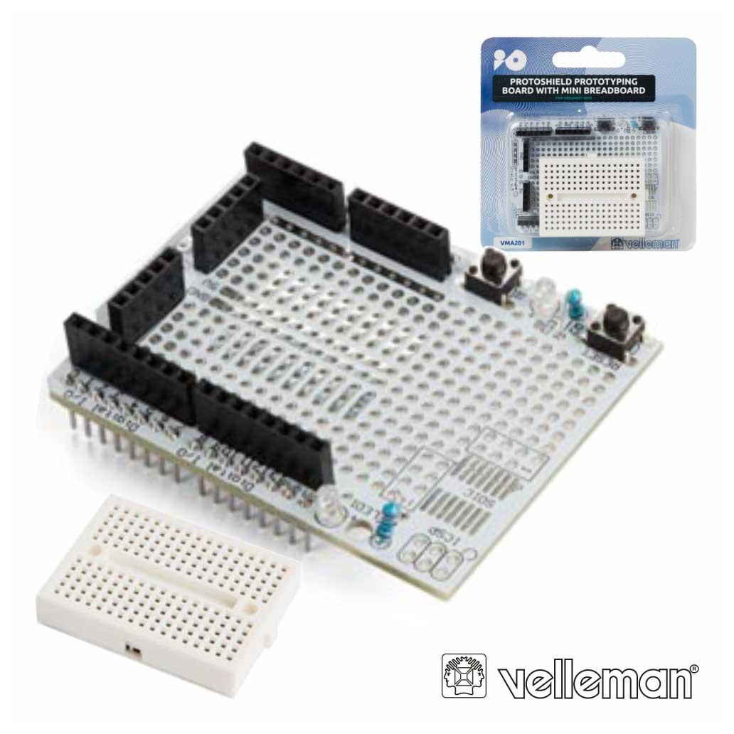 Placa De Experimentação C/ Mini Teste P/ Arduino Velleman