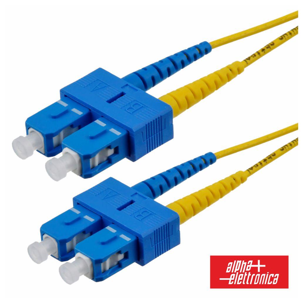 Cabo Fibra Óptica Monomodo Os2 3mm Sc/Upc-Sc/Upc 3m Alpha