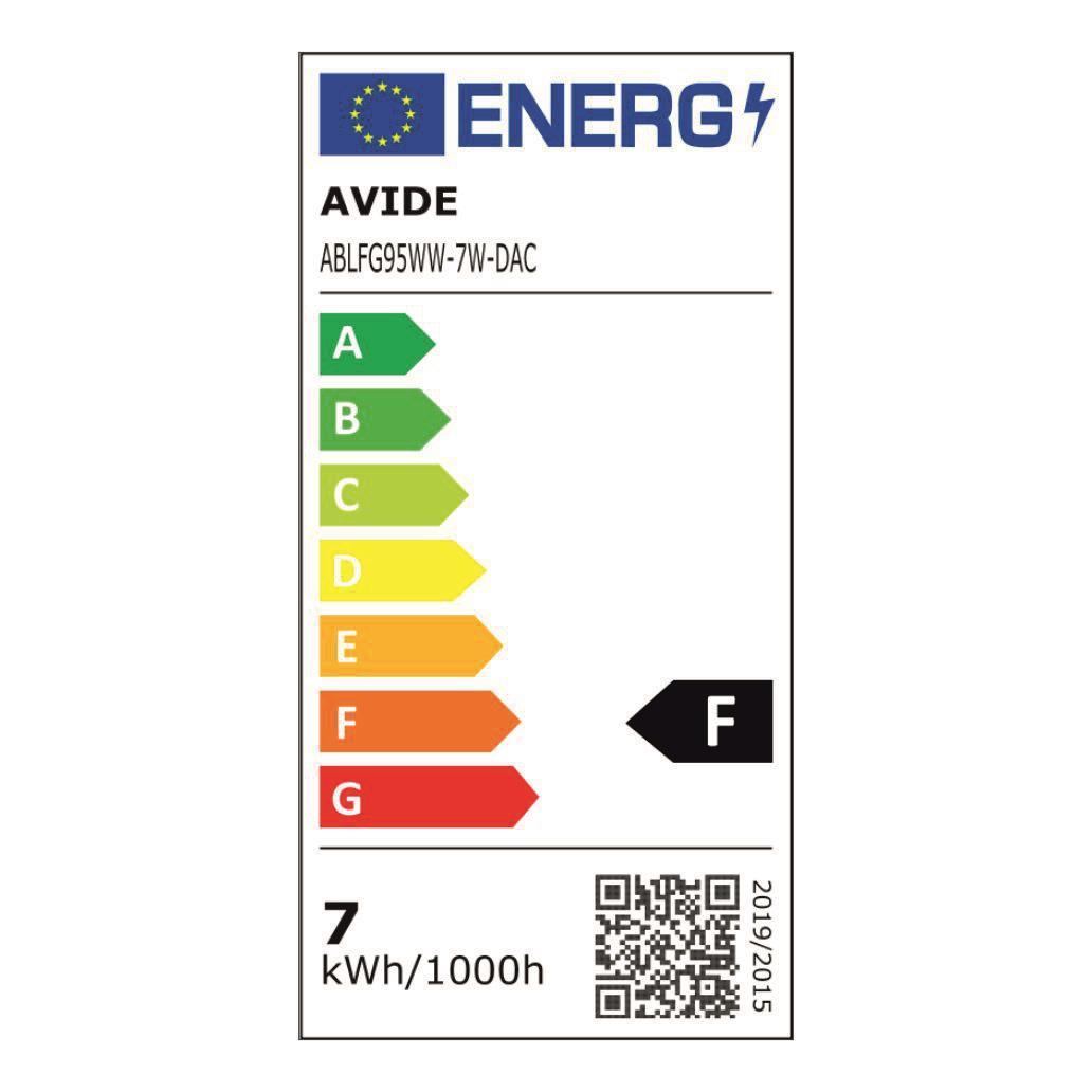 Lâmpada LED E27 Dimável Filamento 7W 230V 2500K 725lm AVIDE