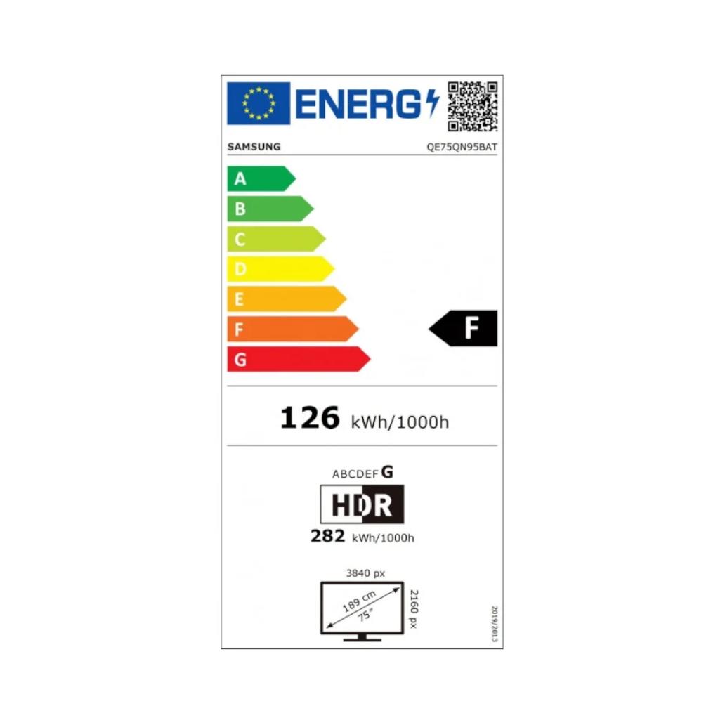 Smart TV Samsung 75" QLED UHD 4K QE75QN95BATXXC