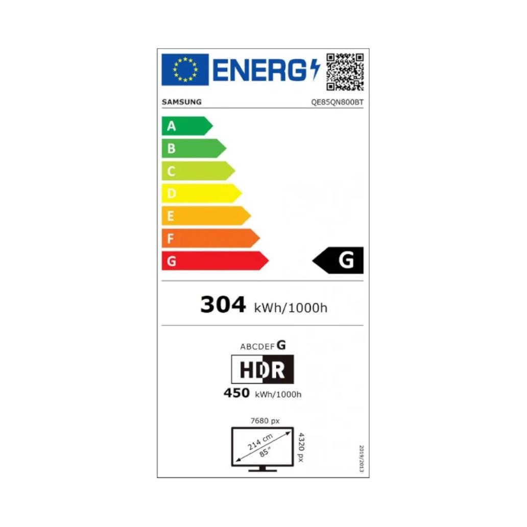 Smart TV Samsung 85" QLED UHD 8K QE85QN800BTXXC