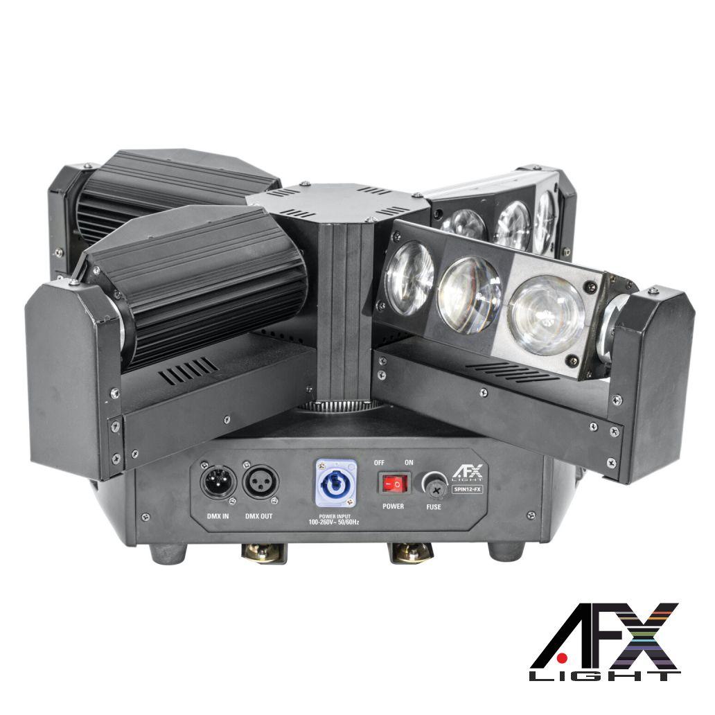 Moving Head Quádruplo 12 LEDS 20W RGBW DMX AFXLIGHT