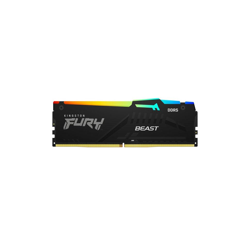 RAM Kingston 16Gb 5200Mt/S DDR5 Cl40 Dimm Fury Beast RGB