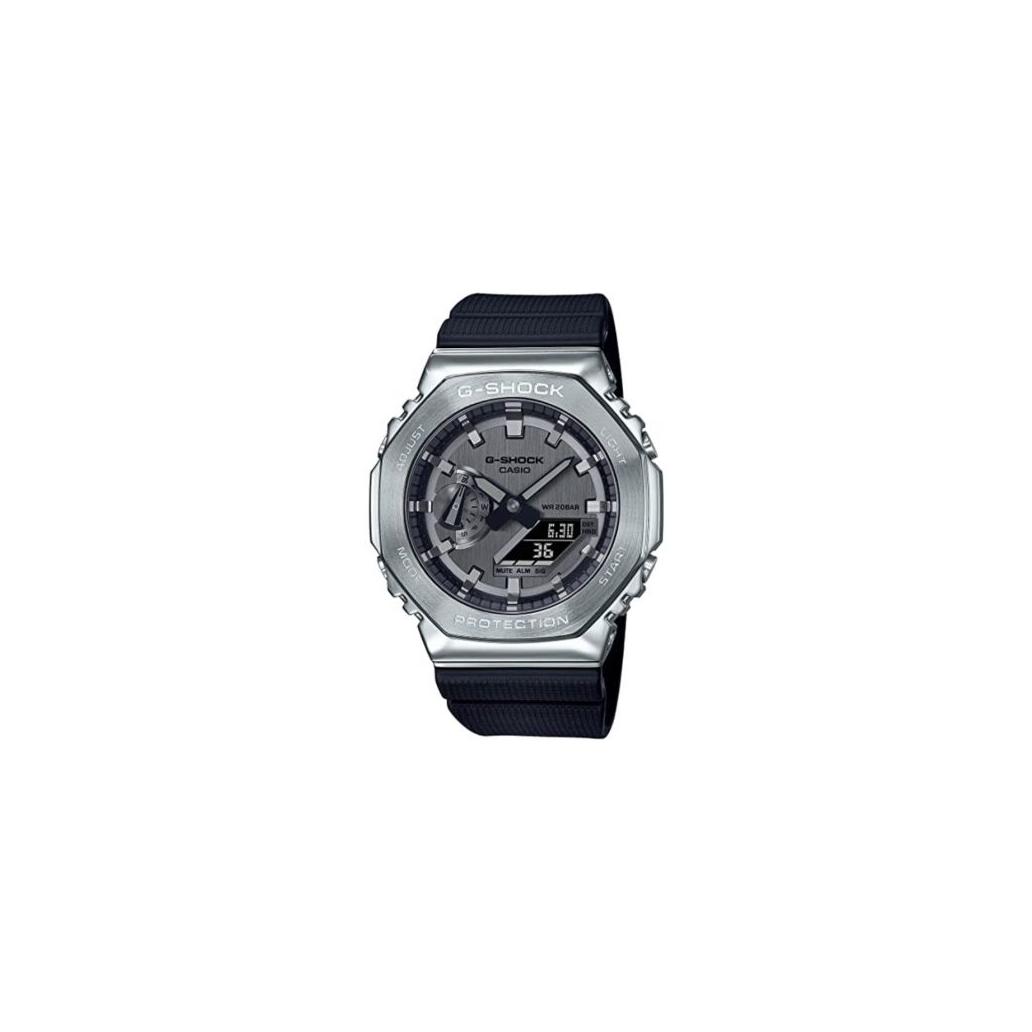 Relógio digital analógico Casio G-Shock metal GM-2100-1AER