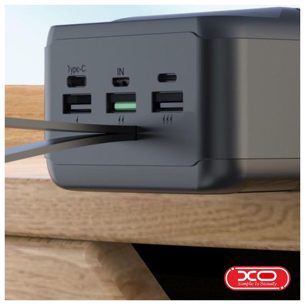 Powerbank 50000mAh MicroUSB/USB-C/Lightning Preto XO