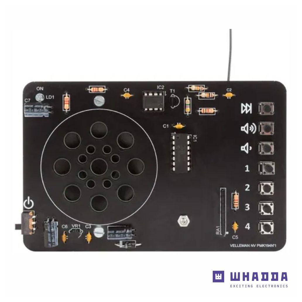 Kit Controlo Digital de Rádio FM WHADDA