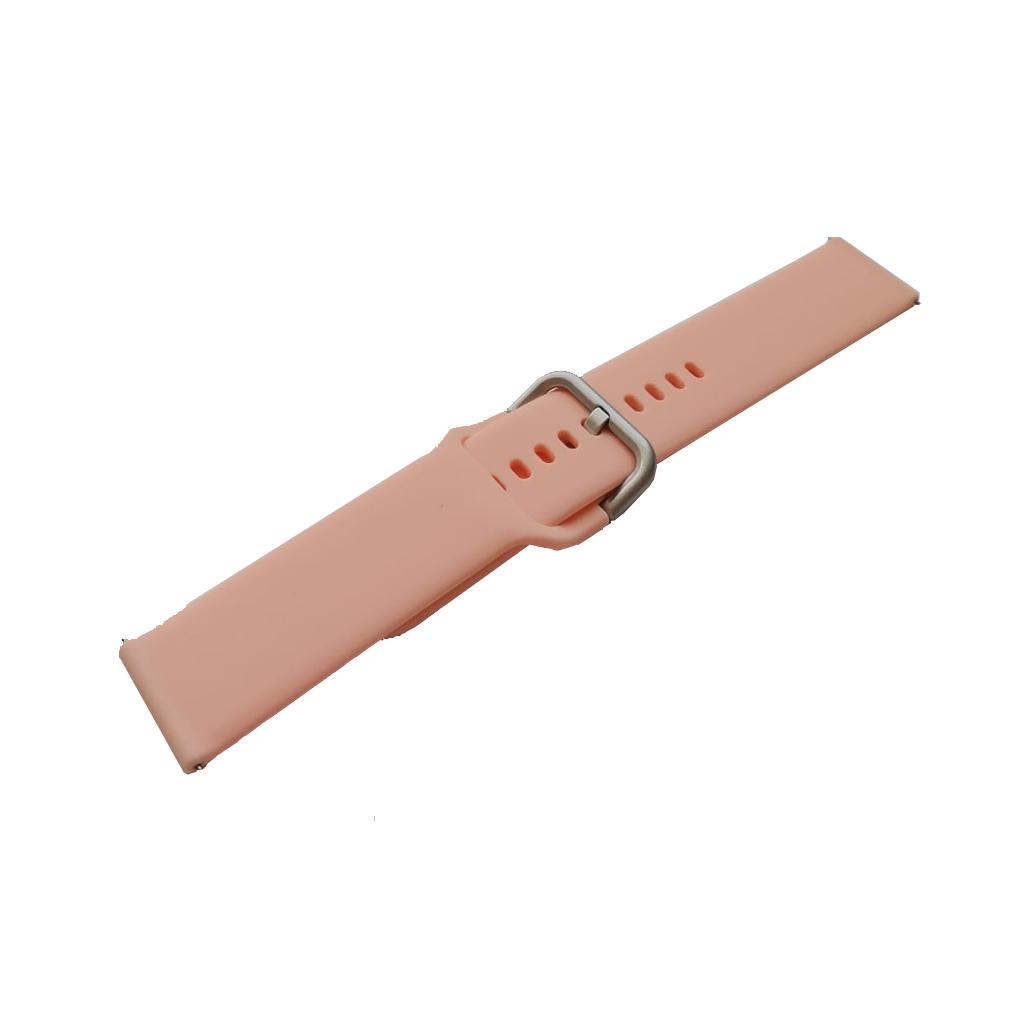 Bracelete Silicone Universal 22mm Rosa