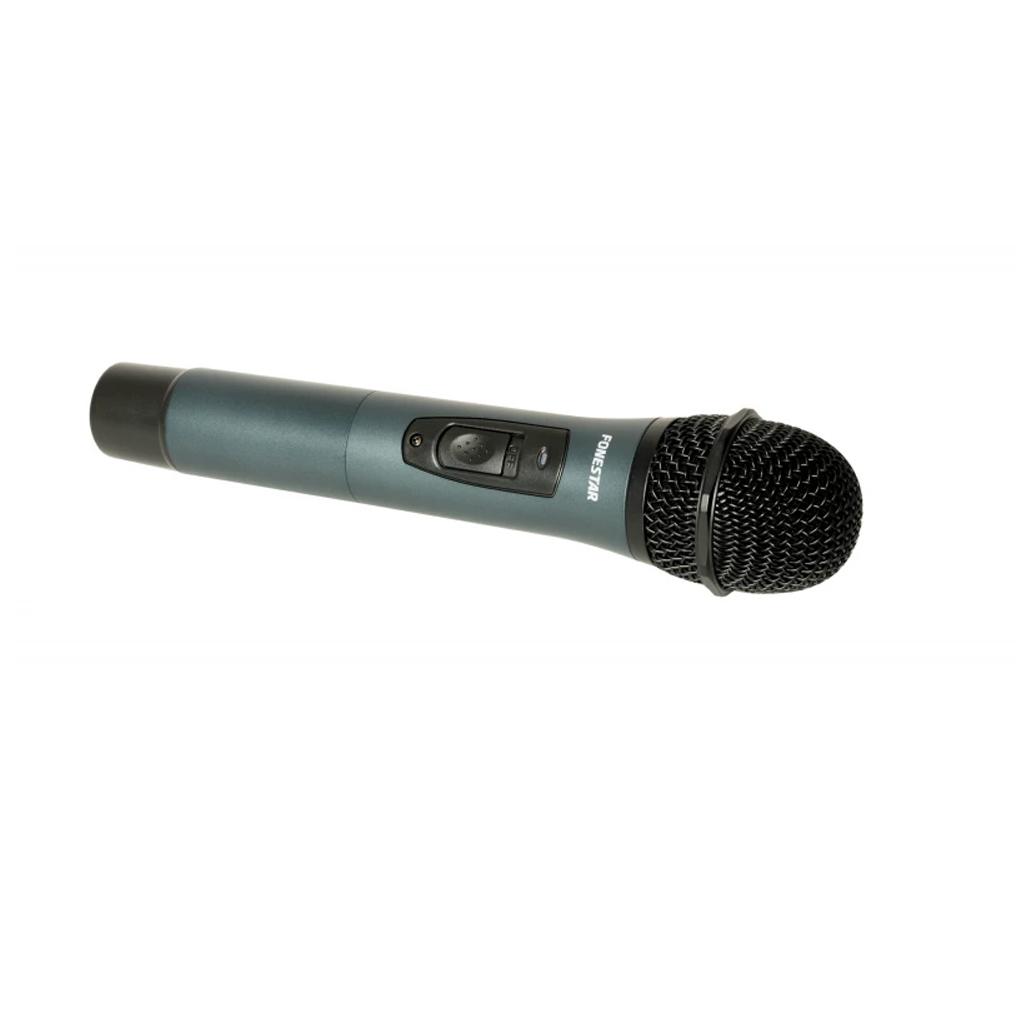 Microfone S/ Fios De Mão Uhf Ash-1200 Fonestar