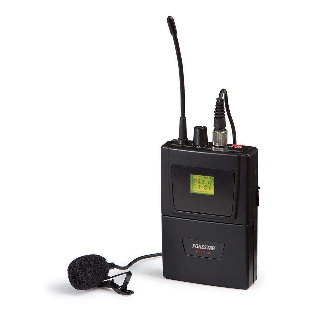 Microfone Sem Fios Portátil UHF Fonestar
