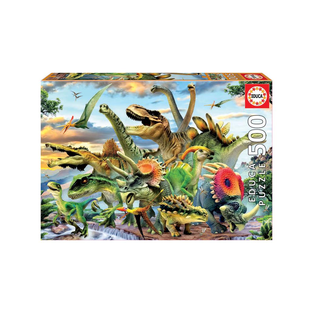 Puzzle 500pcs Educa Dinossauros